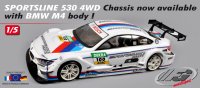 スポーツライン4WD-530　ＢＭＷＡ４　クリアボディ　〔FG158189〕ゼノアＧ２６０特別アッセンブル