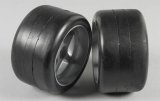 画像: スリック タイヤ リヤ S1/80mm 1:6 接着済, 2個[FG06419/09]